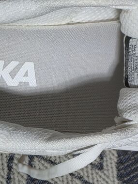 HOKA White Athletic Sneaker - Clean White